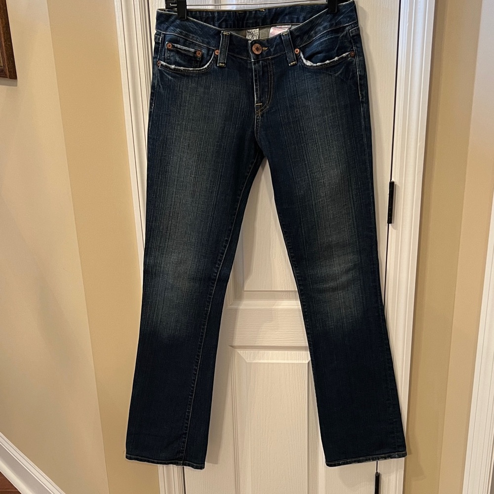 Lucky Brand Lola boot Blue Jeans